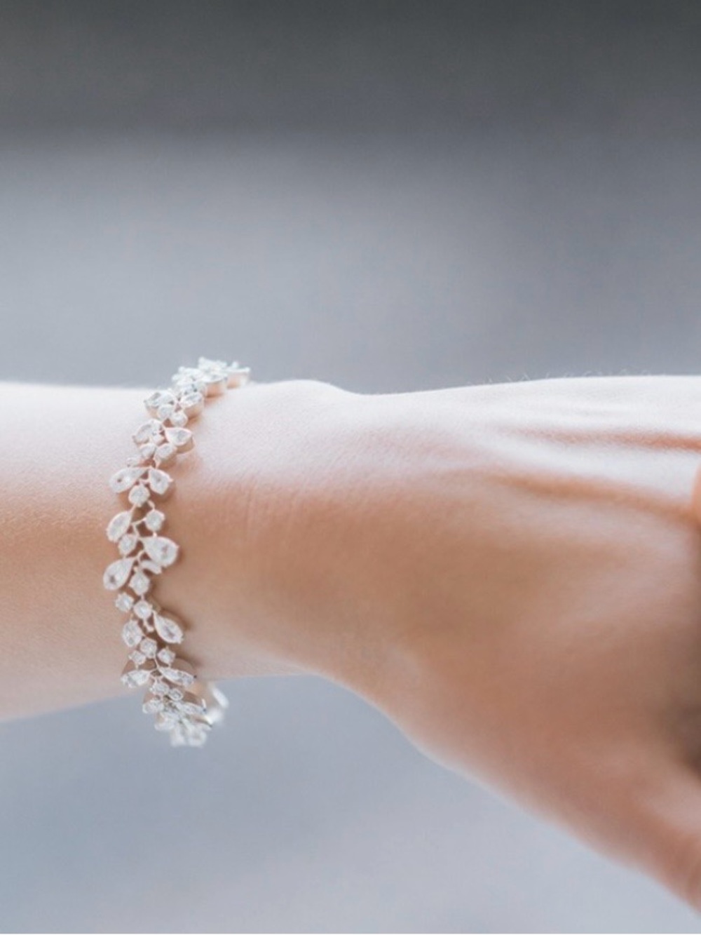 Olive + Piper Gold and Pearl Crystal Nigella Bracelet
